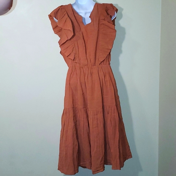 NWT Dress Sleeveless Embroidered Design on Front - Picture 4 of 11